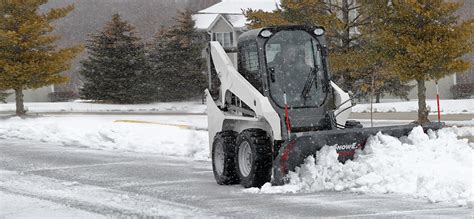 snowex plows for skid steers